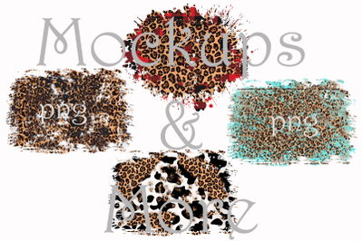 Leopard Print, Cheetah Splatter Bundle
