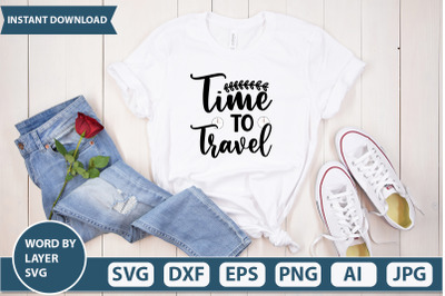 Time To Travel svg cut file