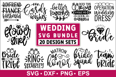 Wedding SVG Bundle