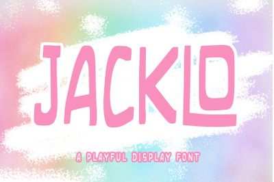 JACKLO - Playful Font