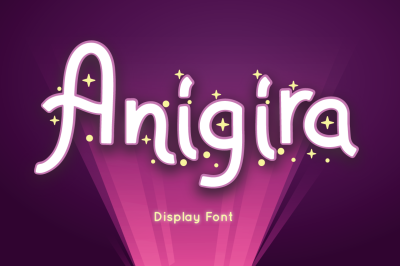 Anigira - Display Font