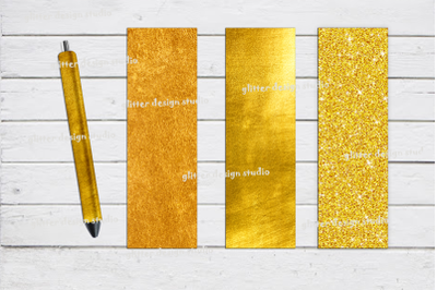 Pen Wraps Template, Luxury Gold Pen Wrap Design,Glitter Pen Wraps,