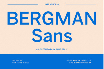 Bergman Sans Font