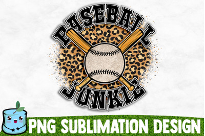 Baseball Junkie Sublimation Design