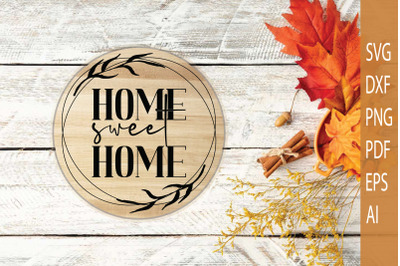 Christmas Door Sign | Home Sweet Home