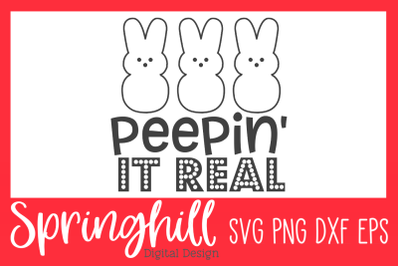Peepin&#039; It Real Easter SVG PNG DXF &amp; EPS Design Cutting Files