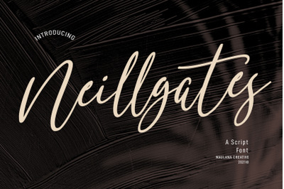 Neillgates Script Font