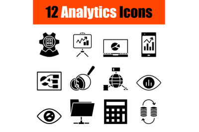 Analytics Icon Set