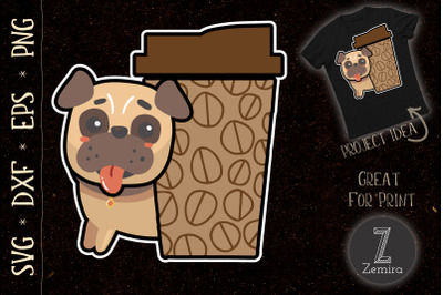 Starpugs Coffee Pug Dog lover