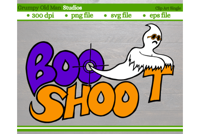 funny Halloween ghost design | boo shoot