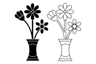 Flower Bundle SOlid,OutLine 802