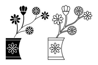 Flower Bundle SOlid,OutLine 807