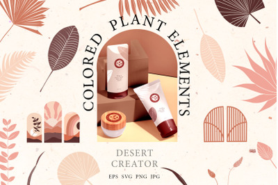 DESERT CREATOR Colored Plant Elements