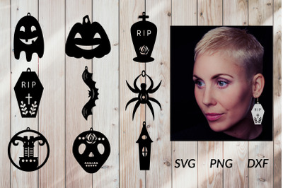 Halloween Earring SVG. Halloween Earrings Bundle
