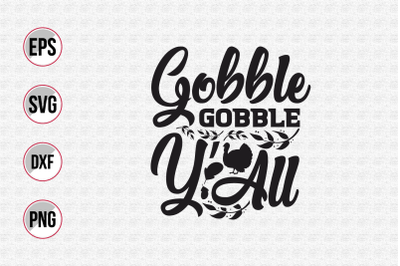 Thanksgiving typographic quotes design.