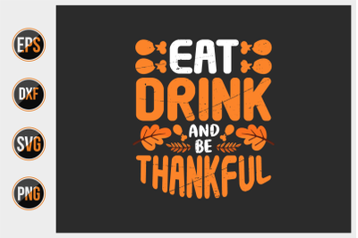 Thanksgiving typographic quotes design