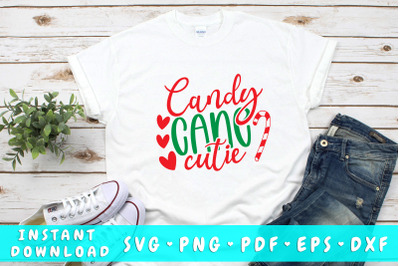 Candy cane cutie SVG