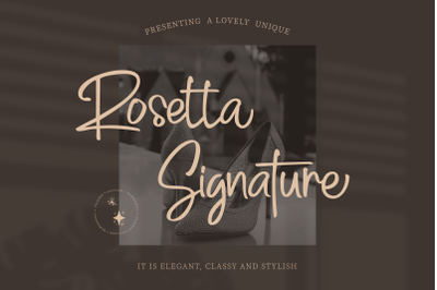 Rosetta Signature
