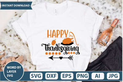 happy thanksgiving Svg cut file