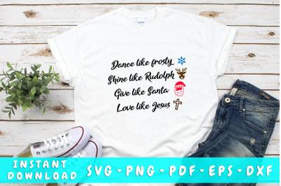 Dance like frosty SVG