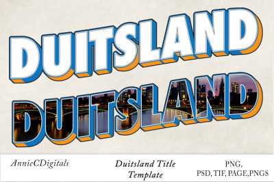 Duitsland Photo Title and Template