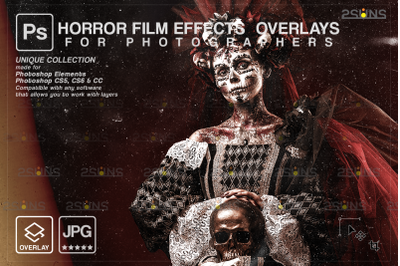 Horror effects, Film Grain Textures, Dust Grain, Scratch Photo