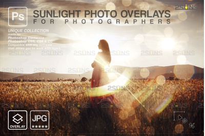 Sunshine overlays &amp; Photoshop Overlay: Sunlight Overlay photoshop