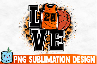 Basketball Love Sublimation Design