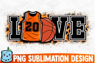 Basketball Love Sublimation Design