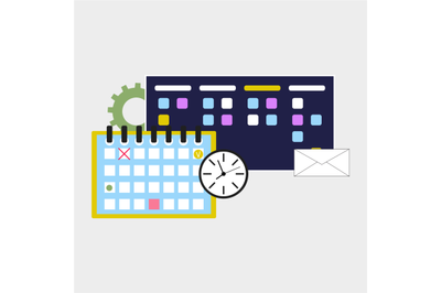 Process of management doing task, kanban analysis plan and control