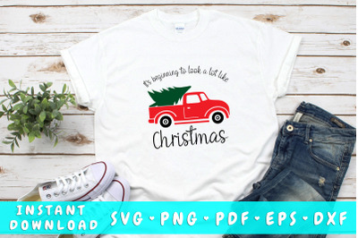 It&#039;s beginning to look a lot like christmas SVG