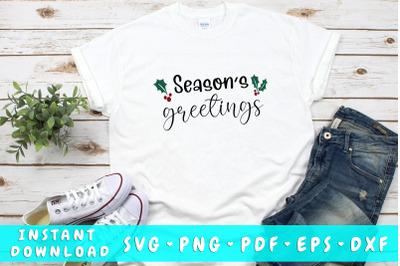 Season&amp;&23;039;s greetings SVG