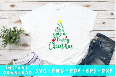 We wish you a merry christmas SVG