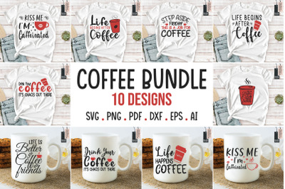 Coffee SVG Bundle | Coffee Quotes Bundle