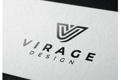 Embossed Black Logo Mockup on Business Card