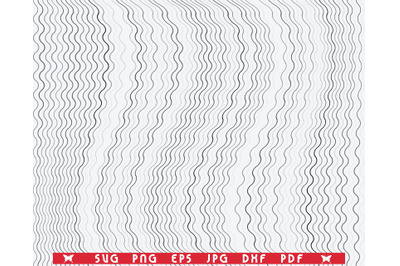 SVG Wavy Gray Lines, Seamless pattern, Digital clipart