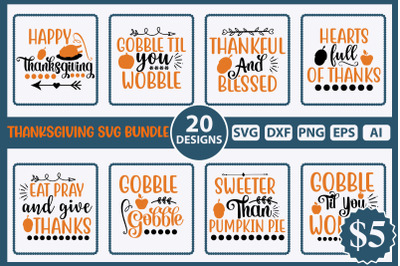 Thanksgiving SVG Bundle