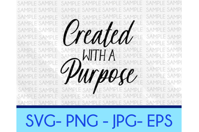 Created With Purpose svg