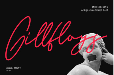 Gillfloys Signature Font