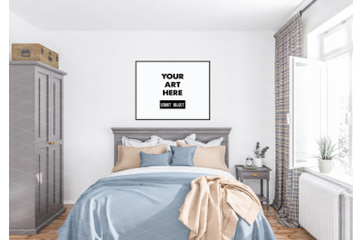 Interior scene_artwork background_frame mockup