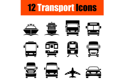 Transport Icon Set