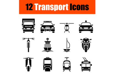 Transport Icon Set