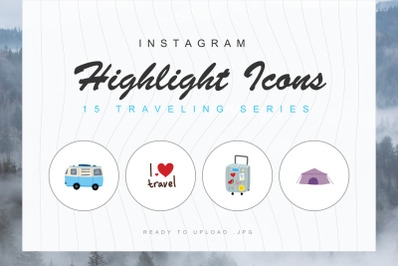 15 Traveling Instagram Highlight Cover Icons