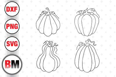 Hand Drawn Pumpkin PNG Files