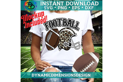 Football png, leopard, Football sublimation designs downloads, digital