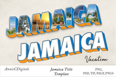 Jamaica Photo Title and Template