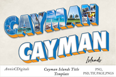 Cayman Islands Photo Title and Template