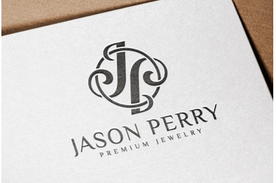 Black Pressed Logo Mockup on White Letterpress Paper