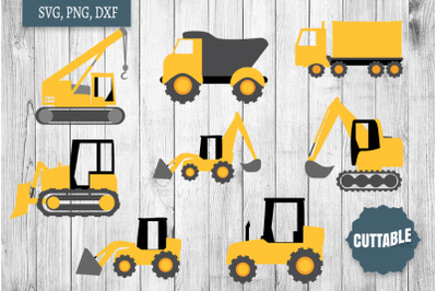 Construction Vehicle SVGs, Construction bundle, Construction SVGs