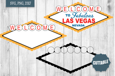 Las Vegas Sign Cut File, Las Vegas SVG, Las Vegas Sign SVG bundle